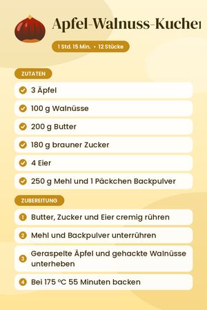 Apfel-Walnuss-Kuchen