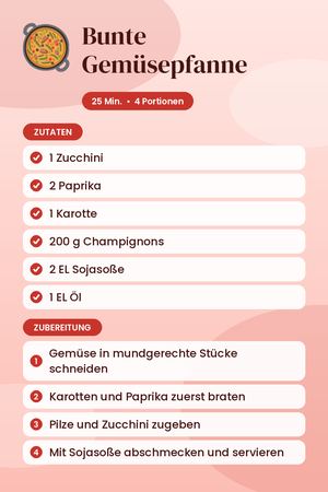 Bunte Gemüsepfanne