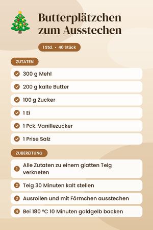 Butterplätzchen zum Ausstechen