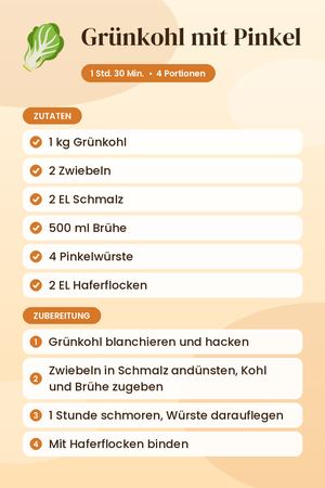 Grünkohl mit Pinkel