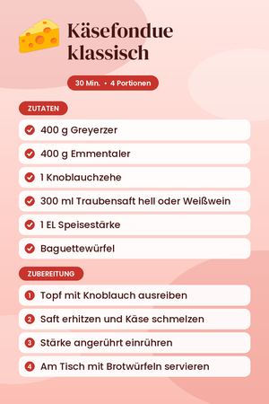 Käsefondue klassisch
