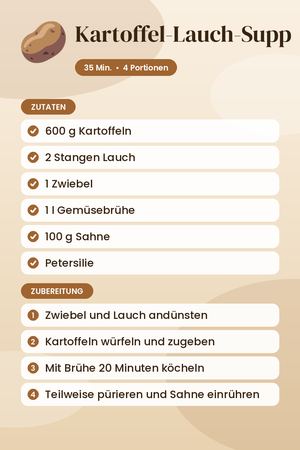 Kartoffel-Lauch-Suppe