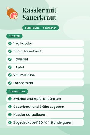Kassler mit Sauerkraut