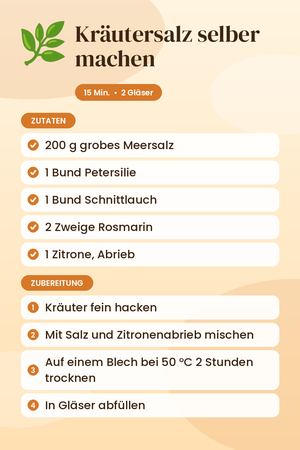 Kräutersalz selber machen