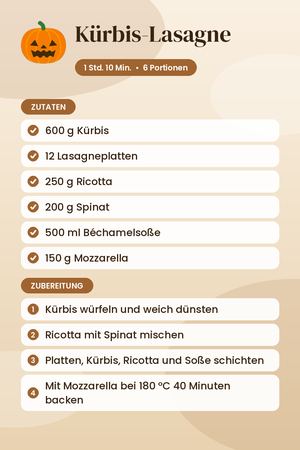 Kürbis-Lasagne