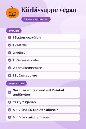Kürbissuppe vegan