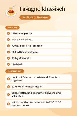 Lasagne klassisch