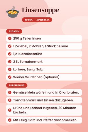 Linsensuppe