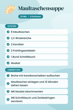 Maultaschensuppe