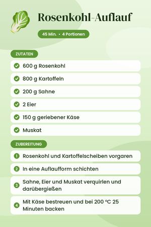 Rosenkohl-Auflauf