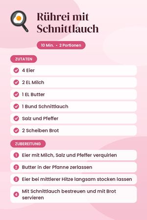 Rührei mit Schnittlauch