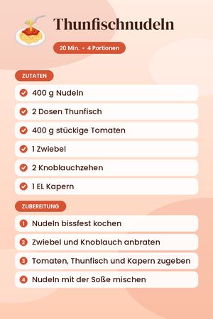 Thunfischnudeln