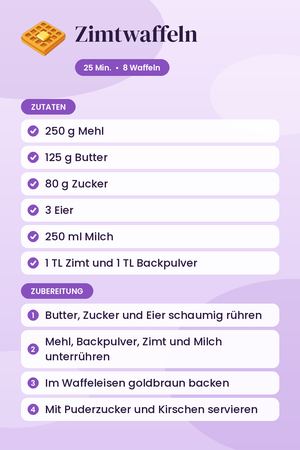 Zimtwaffeln