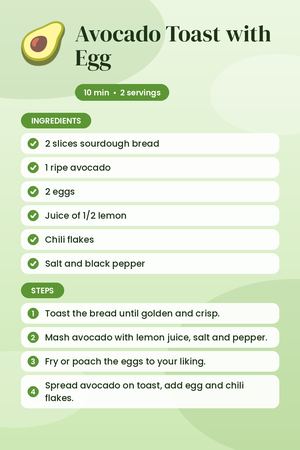 Avocado Toast with Egg