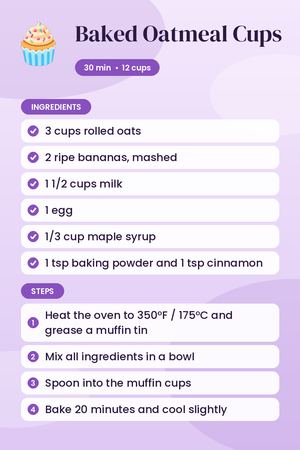 Baked Oatmeal Cups