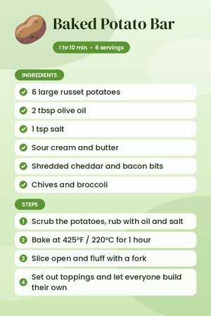 Baked Potato Bar