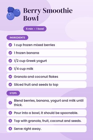 Berry Smoothie Bowl