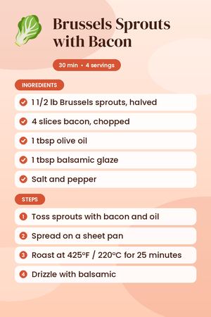 Brussels Sprouts with Bacon