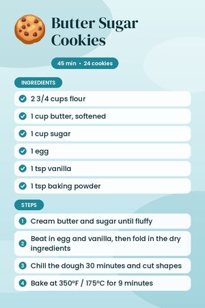Butter Sugar Cookies