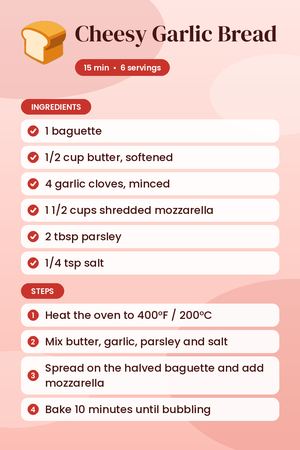 Cheesy Garlic Bread