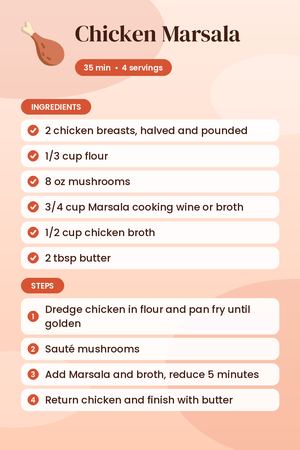 Chicken Marsala