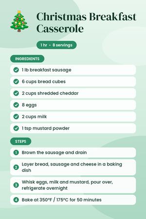 Christmas Breakfast Casserole