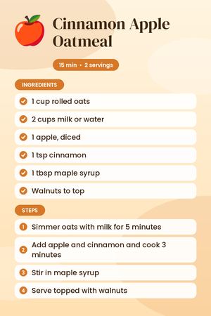 Cinnamon Apple Oatmeal