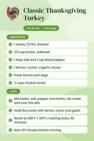Classic Thanksgiving Turkey