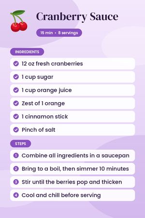 Cranberry Sauce