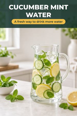 Cucumber Mint Water