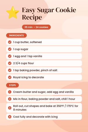 Easy Sugar Cookie Recipe
