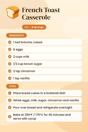 French Toast Casserole