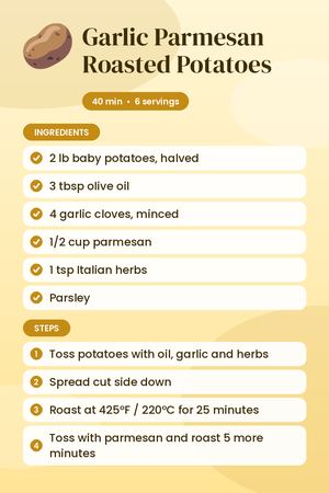 Garlic Parmesan Roasted Potatoes