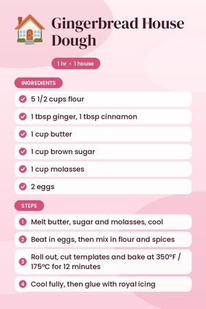 Gingerbread House Dough
