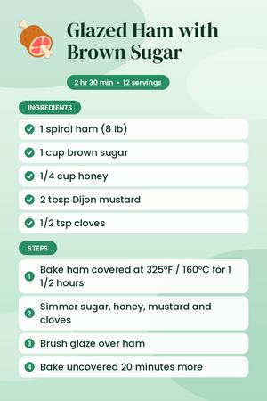 Glazed Ham with Brown Sugar