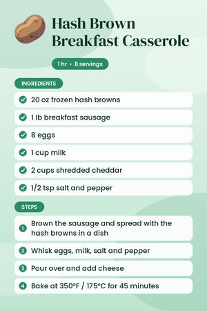 Hash Brown Breakfast Casserole