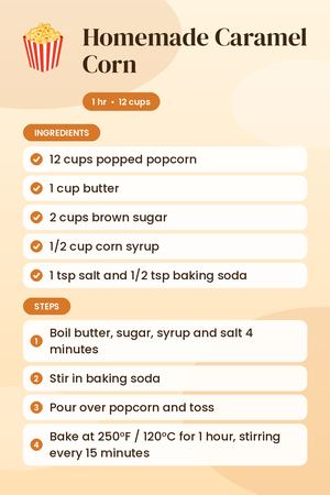 Homemade Caramel Corn