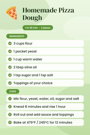 Homemade Pizza Dough
