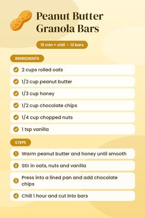 Peanut Butter Granola Bars