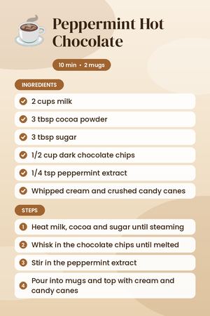 Peppermint Hot Chocolate