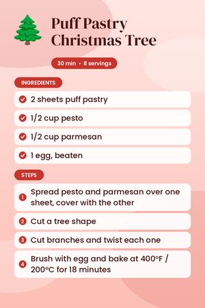 Puff Pastry Christmas Tree