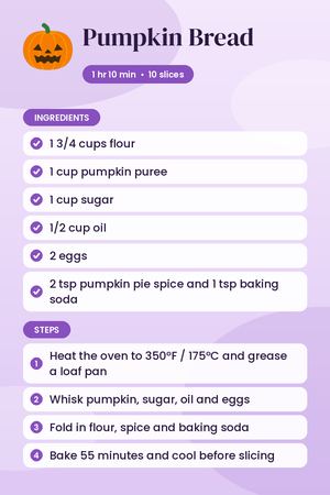 Pumpkin Bread