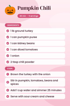 Pumpkin Chili