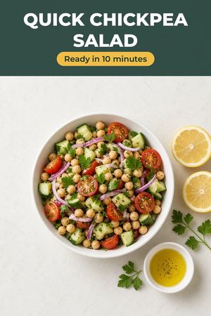 Quick Chickpea Salad