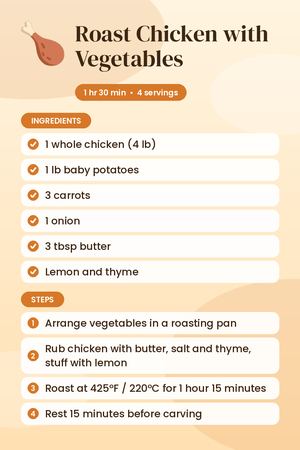 Roast Chicken with Vegetables