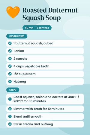 Roasted Butternut Squash Soup
