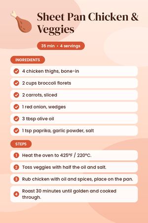 Sheet Pan Chicken & Veggies