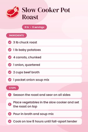 Slow Cooker Pot Roast