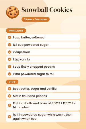 Snowball Cookies