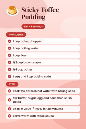 Sticky Toffee Pudding